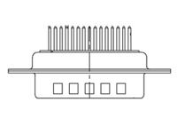 f09p1g1a-1731090641 FCT from Molex 173109 9 Way D-sub Connector Plug, 2.84mm Pitch