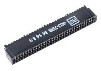 ba000010000be00 Cinch Edge Connector, PCB Mount, 31-Contacts, 2.54mm Pitch, 2-Row, Solder Termination