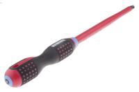 be-8840s Bahco Pozidriv  Screwdriver, PZ4 Tip, 200 mm Blade, VDE/1000V, 365 mm Overall