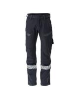 21279-284-01017-76c56 Mascot Workwear Yellow, Navy Hi Vis Trouser