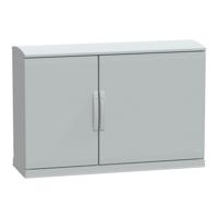 nsyplazt7124g Schneider Electric PanelSeT Series Fibreglass Reinforced Polyester Double-Door-Door Floor Standing Enclosure, Opaque