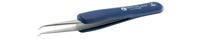 51ssadr0 ideal-tek 115 mm, Stainless Steel, Bent, ESD Tweezers