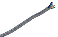 18966c-sl005 Alpha Wire Alpha Essentials Communication & Control Control Cable, 6 Cores, 0.56 mm² 20 AWG, Unscreened, 30 m, Grey