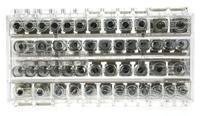 441-4330 RS PRO Distribution Block, 12 Way, 16 mm², 25 mm², 50 mm², 160A, 500 V, Clear