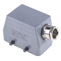 1904200071200200 EPIC H-B Heavy Duty Power Connector Hood, 10 Contacts, M20 Thread, Side Entry