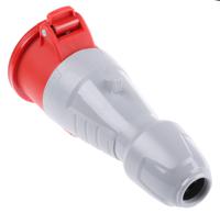 5-551-09 Legrand, P17 Tempra Pro IP44 Red Cable Mount 3P + N + E Industrial Power Socket, Rated At 16A, 415 V