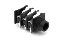 acjm-hhop Amphenol Industrial Jack Connector 1/4 in Chassis Mount Phone Jack Socket 10A
