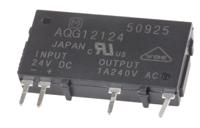 aqg12124 Panasonic Solid State Relay, 1 A Load, PCB Mount, 264 V Load, 28.8 V Control