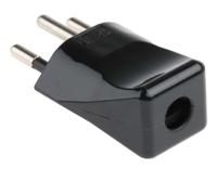 314-3649 RS PRO Swiss Mains Plug, 10A Black, Cable Mount Thermoplastic Screw, 250 V