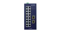 igs-1820tf Planet IGS-1820TF, Unmanaged 18 Port Industrial Ethernet Switch