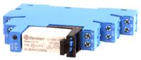 385270120050 Finder 38 Series Interface Relay, DIN Rail Mount, 12V dc Coil, DPDT, 2-Pole, 8A Load