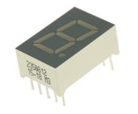 sc05-11gwa SC05-11GWA Kingbright 7-Segment LED Display, CC Green 10 mcd RH DP 12.7mm