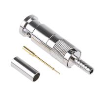 67-005-b66-ab COAX Connectors, Plug Cable Mount Micro BNC Connector, 75Ω, Crimp Termination, Straight Body