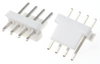 640454-4 TE Connectivity MTA-100 Series Straight Through Hole Pin Header, 4 Contact(s), 2.54 mm Pitch, 1 Row, Unshrouded