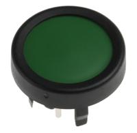 124111047095 Schurter Green Tactile Switch, SPST 125 mA @ 48 V dc
