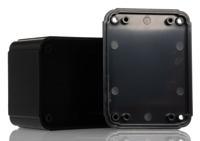 rl6115bk Hammond RL Series Black ABS General Purpose Enclosure, IP54, Flanged, Black Lid, 40 x 60 x 80mm