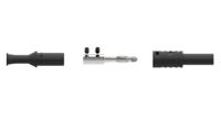 1065-n Electro PJP Black Male Banana Plug, Screw Termination, 36A, 1kV