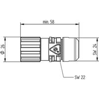 44420037-73002744 Lapp Circular Connector, 9 Contacts, Cable, M23 Connector, Plug, Male, IP68, EPIC CIRCON Series