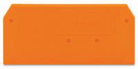 280-309 WAGO 280 Series End and Intermediate Plate for Use with 280 Series Terminal Blocks
