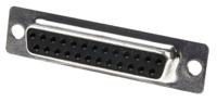 mhdb25ss MH Connectors MHDB 25 Way Cable Mount D-sub Connector Socket, 2.77mm Pitch