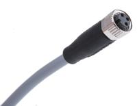 bcc-m313-0000-10-001-vx8334-050 BALLUFF Female 3 way M08 x 1 to Unterminated Free End Sensor Actuator Cable, 5 m