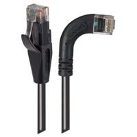 trd815ra7blk-1 L-ComTRD, 1ft Cat5e, Black RJ45 to Male RJ45 Male, Unshielded Unshielded, Terminated PVC Sheath