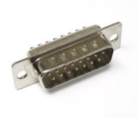09652227801 HARTING 15 Way Right Angle Through Hole D-sub Connector Plug, 2.74mm Pitch, with M3 Threaded Inserts