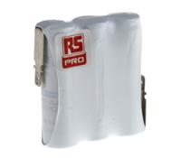 204-2761 RS PRO 3.6V NiCd AA Rechargeable Battery Pack, 700mAh - Pack of 1
