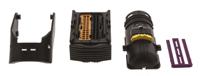 284742-1 TE Connectivity, Micro Quadlok System Automotive Connector Socket Black, Brown Cable Mount 60 Way