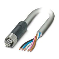 1414806 Phoenix Contact SAC Power 5 x 2.5 mm² 5 Core Power Cable, Grey Polyurethane PUR, 5m