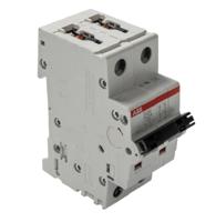 2cds252001r0277-s202-k2 ABB System Pro M Compact S200 MCB, 2P, 2A Curve K, 400V AC, 125V DC, 10 kA Breaking Capacity
