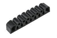 454-7711 RS PRO Black Rubber cable tie