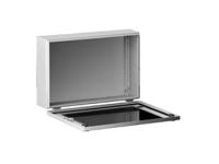 1610000 Rittal KX Series Sheet Steel Wall Box, IP65, Viewing Window, 200 mm x 400 mm x 155mm