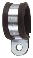 fcc10 Flexicon P Clip, Cable Clip, 10mm Nominal Size, Plated Steel, PVC (Liner)