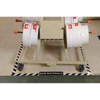104349 Brady Black, White Rubber 30.48m Floor Tape, 0.2mm Thickness