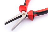 182-9970 RS PRO Flat Nose Pliers, 160 mm Overall, Straight Tip, 50mm Jaw