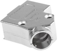amet-09-rs-45 ASSMANN WSW AMET Series Zinc Angled D Sub Backshell, 9 Way