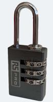 196-3966 RS PRO Combination Aluminium Combination Padlock, 3mm Shackle, 23mm Body