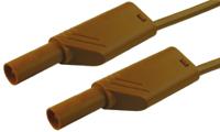 934089105 Hirschmann Test & Measurement, 32A, 1000V ac/dc, Brown, 2m Lead Length