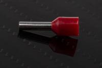 458-774 RS PRO Insulated Crimp Bootlace Ferrule, 8mm Pin Length, 1.7mm Pin Diameter, 1.5mm² Wire Size, Red
