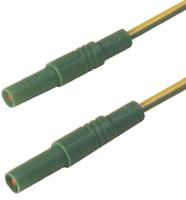 934075188 Hirschmann Test & Measurement, 32A, 1000V ac/dc, Green/Yellow, 1m Lead Length