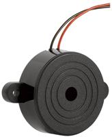 179-7426 RS PRO 90dB Lead Wire Buzzer Internal Piezo Buzzer, 41.8 (Dia.) x 16mm, 3V dc Min, 28V dc Max