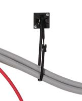 151-10913-qm40-pa66-bk HellermannTyton Black Cable Tie Mount 40 mm x 40mm, 8.4mm Max. Cable Tie Width