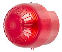 is-sb-02-02 Moflash IS-SB Series Red Sounder Beacon, 24 V dc, IP66, Wall Mount, 105dB at 1 Metre
