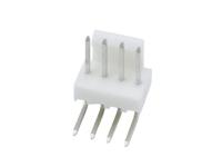 22-05-3041 Molex KK 254 Series Right Angle Through Hole Pin Header, 4 Contact(s), 2.54 mm Pitch, 1 Row, Unshrouded