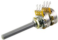 27esa103mmf50n TE Connectivity 27 10kΩ Rotary Potentiometer 2-Gang Panel Mount, 27ESA103MMF50N