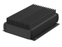 84410150hmt1-abph-1000-0150-kwl Bopla Alubos (Set) Series Black Aluminium General Purpose Enclosure, IP65, Flanged, Black Lid, 106 x 32 x 150mm