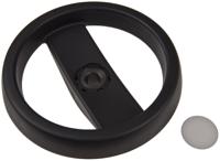 78711 Elesa Black Technopolymer Hand Wheel, 160mm diameter
