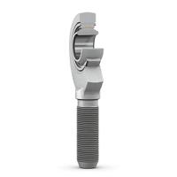 sa-20-c SKF SA M20 x 1.5 Male Steel Rod End, 20mm Bore, 54mm Long, Metric Thread Standard, Male Connection Gender