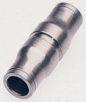 3606-08-00 Legris LF3600 Series Straight Tube-to-Tube Adaptor, Push In 8 mm to Push In 8 mm, Tube-to-Tube Connection Style